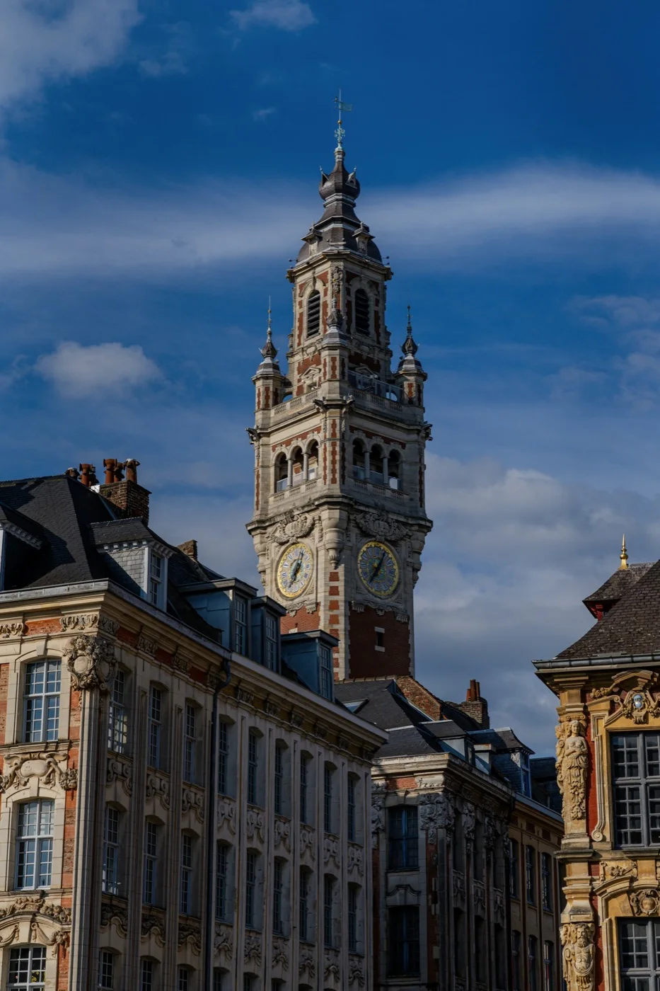 Le beffroi et la Grand-Place de Lille